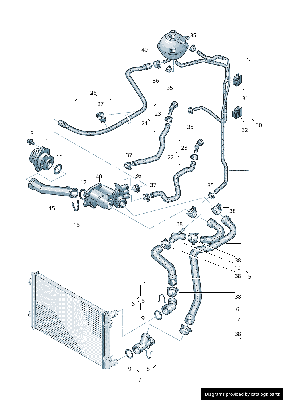 Car part diagram