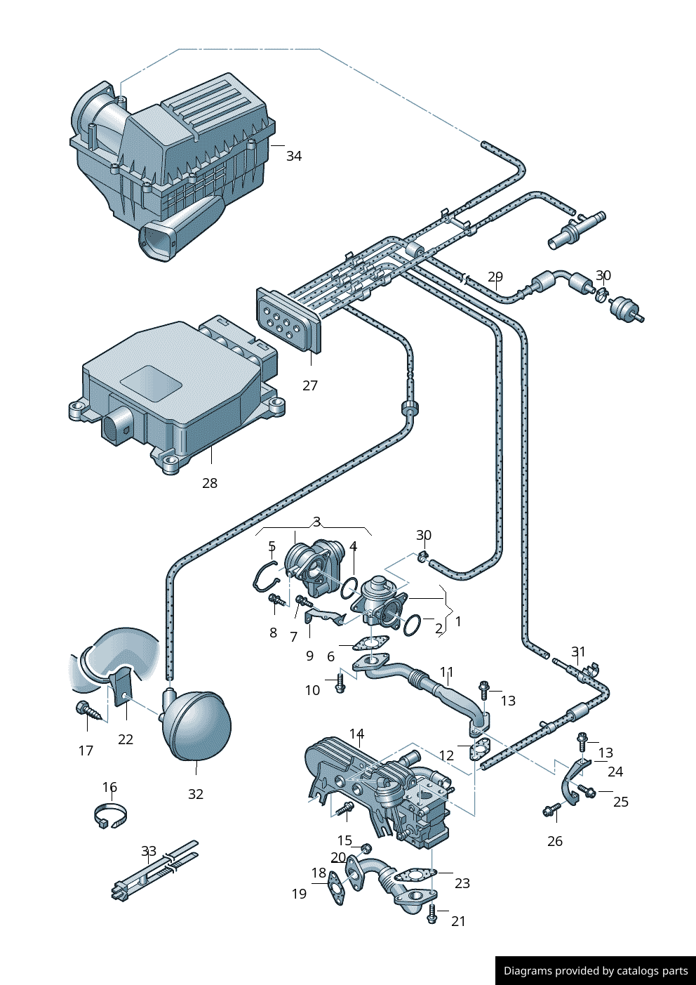 Car part diagram