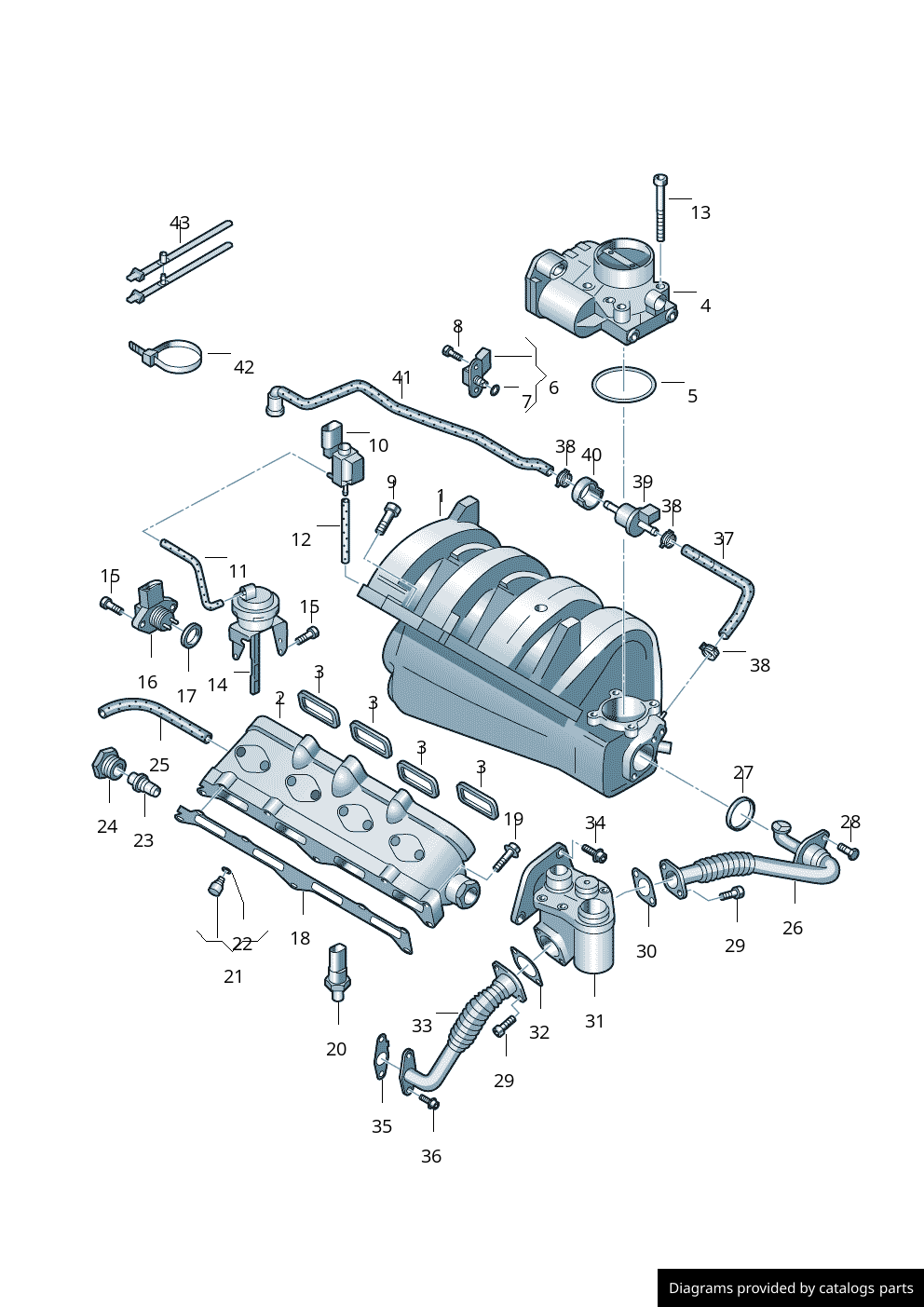 Car part diagram