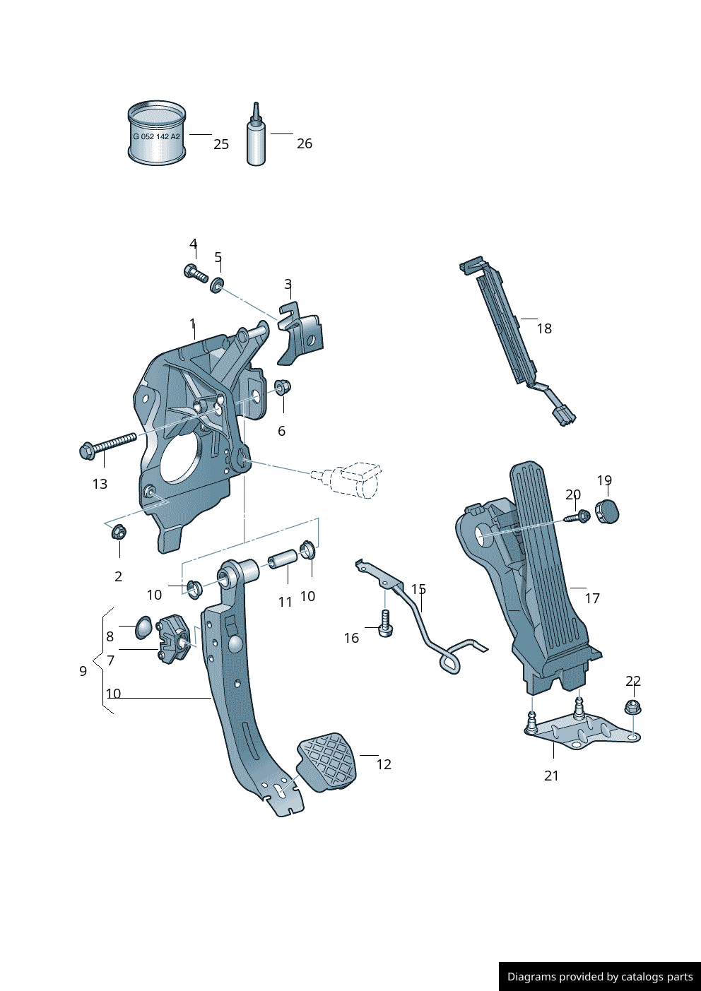 Car part diagram