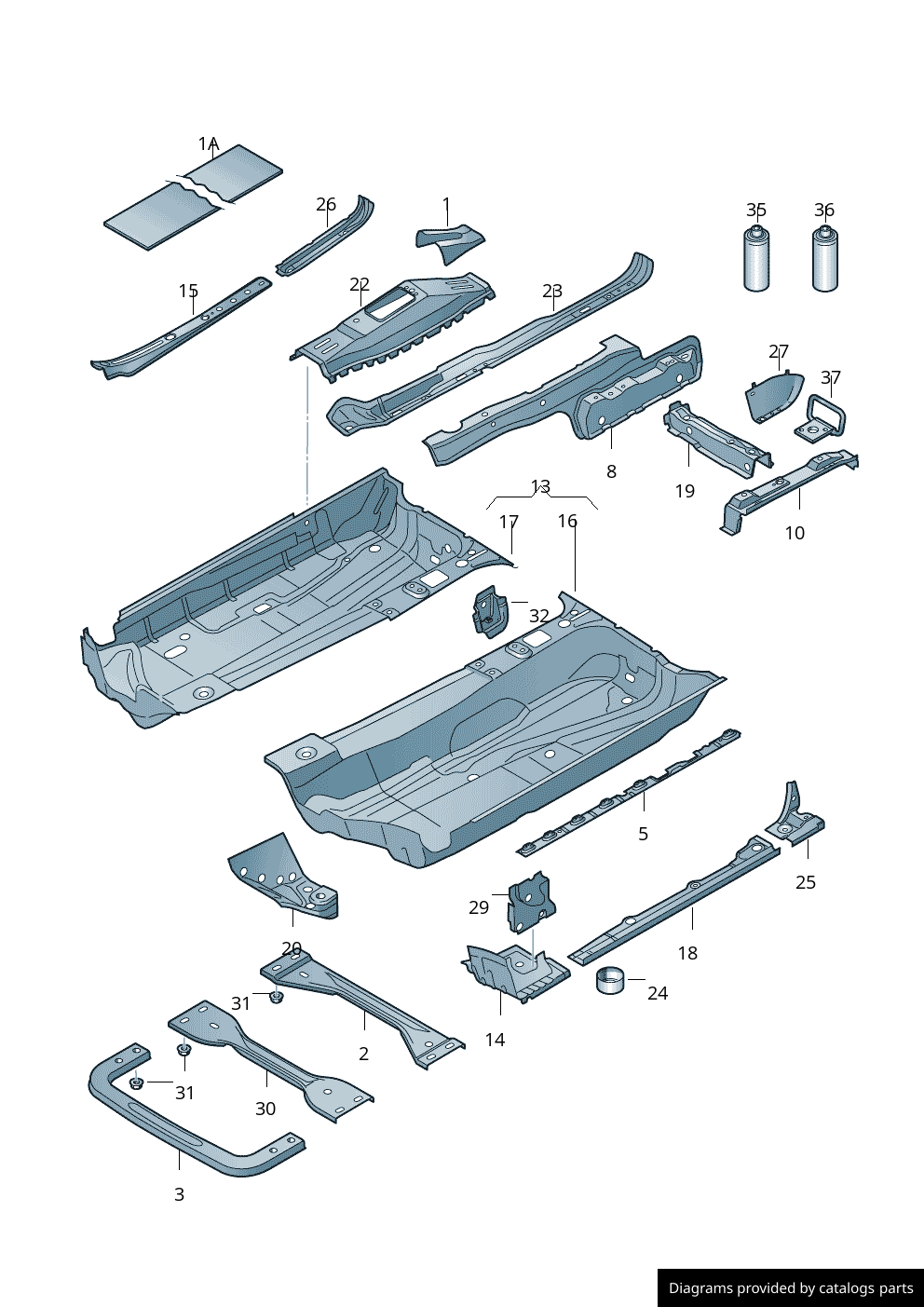 Car part diagram