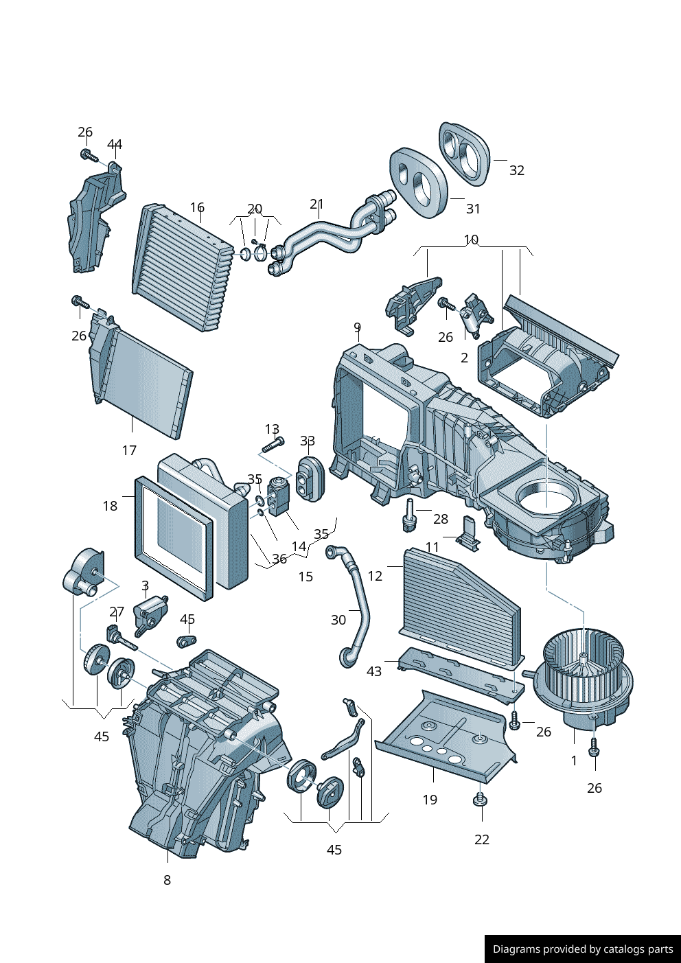 Car part diagram
