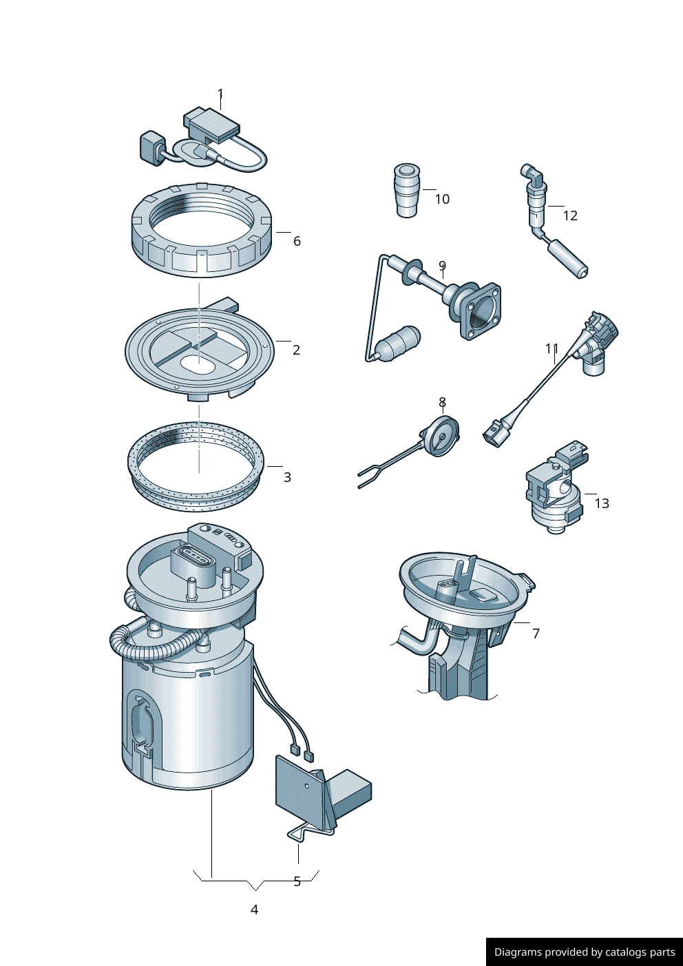 Car part diagram