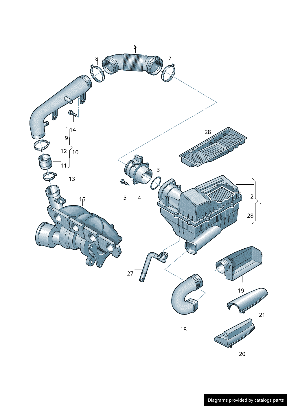 Car part diagram
