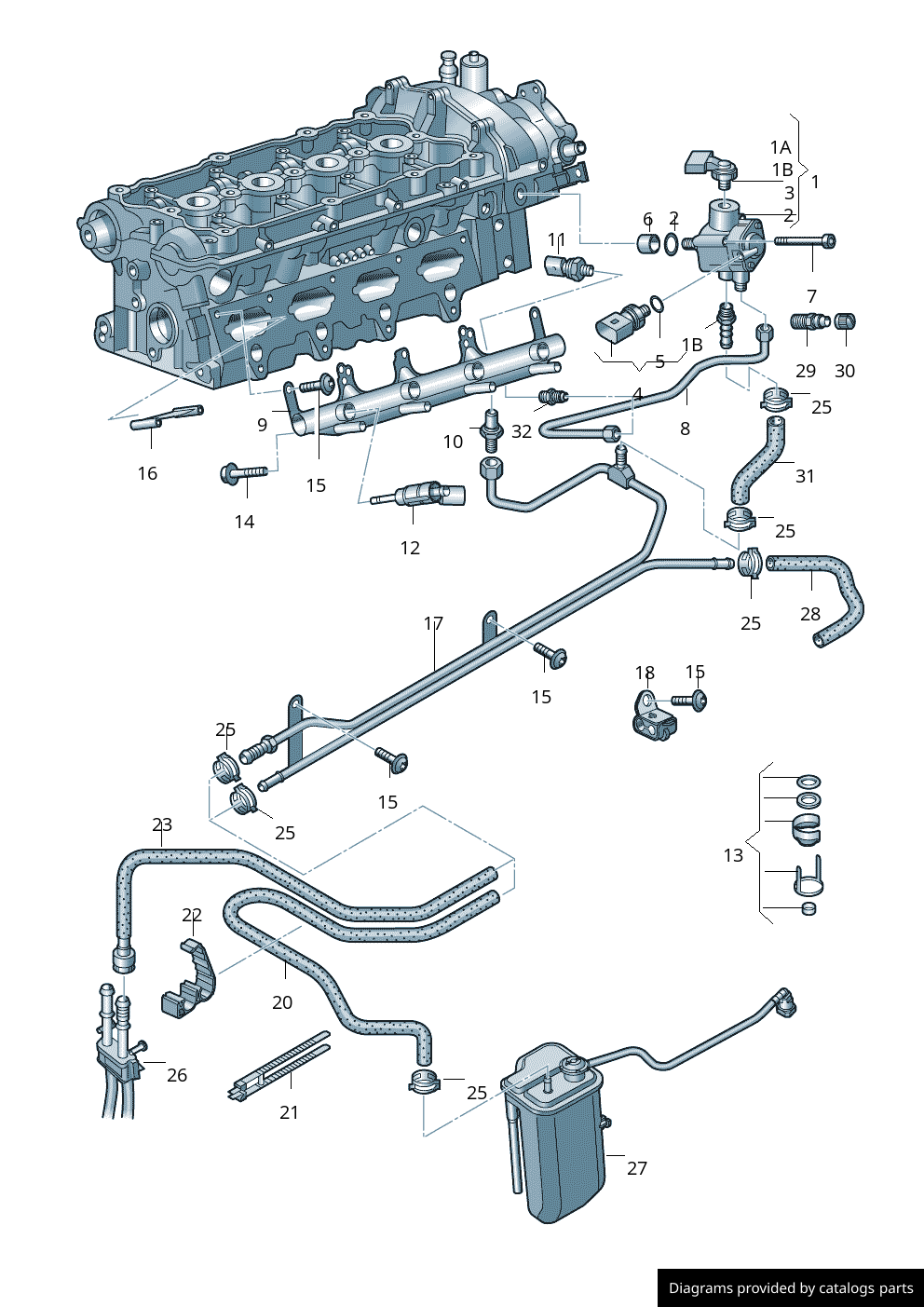Car part diagram