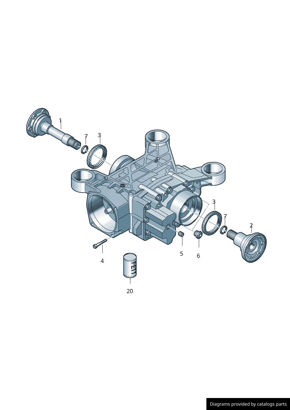 Car part diagram