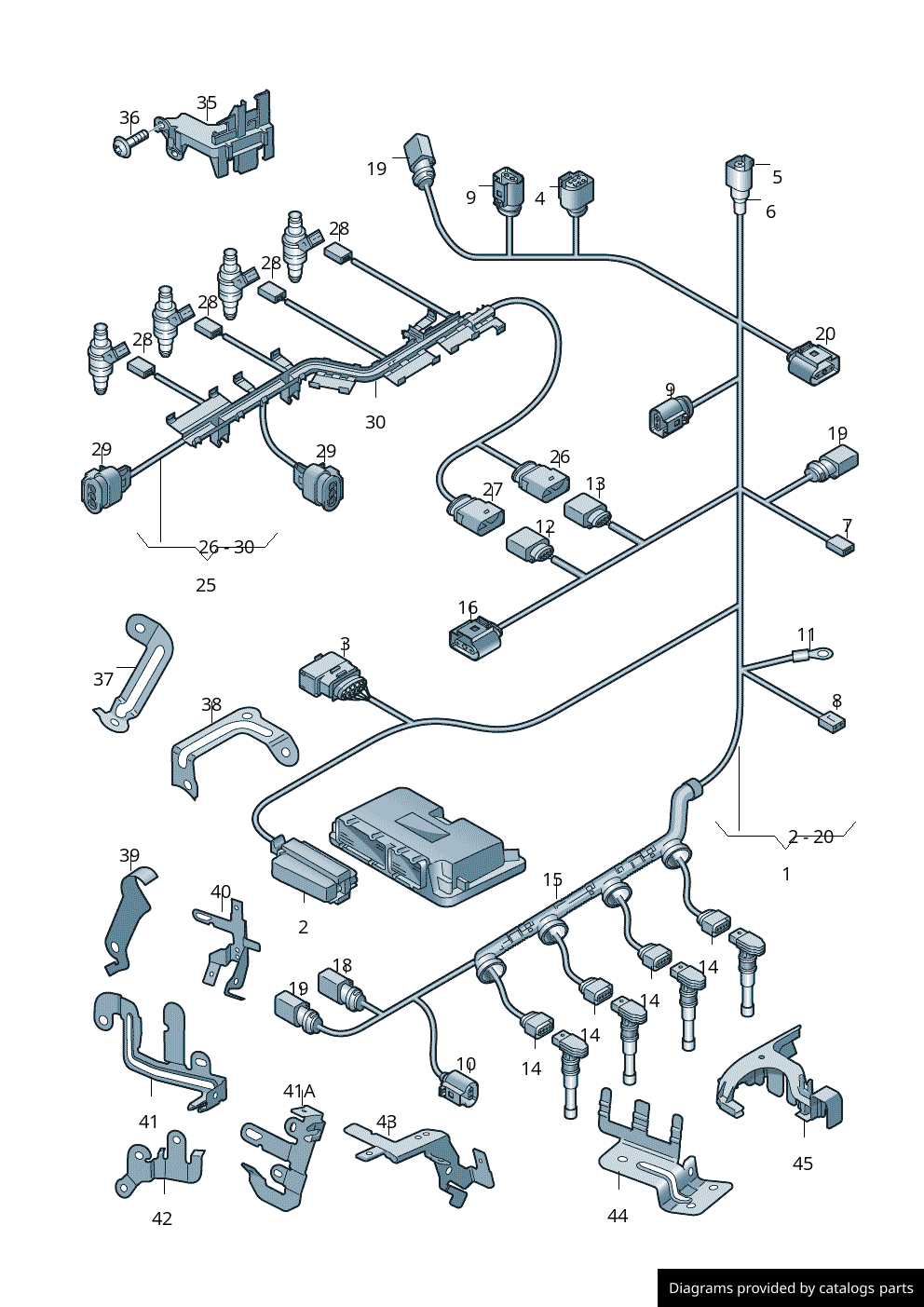 Car part diagram