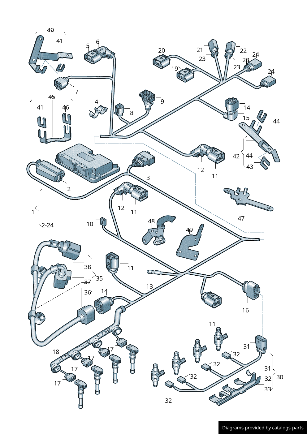 Car part diagram