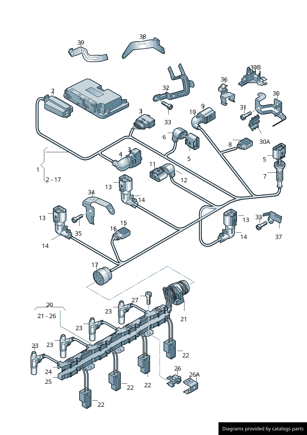 Car part diagram