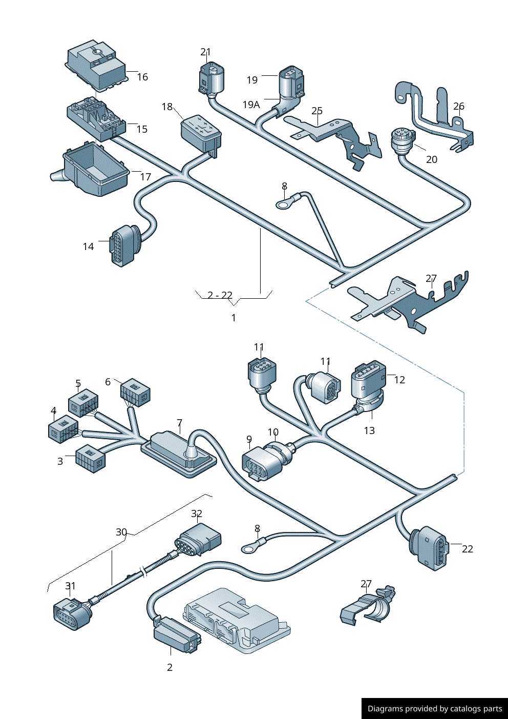 Car part diagram