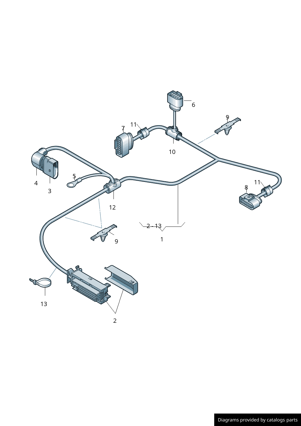 Car part diagram