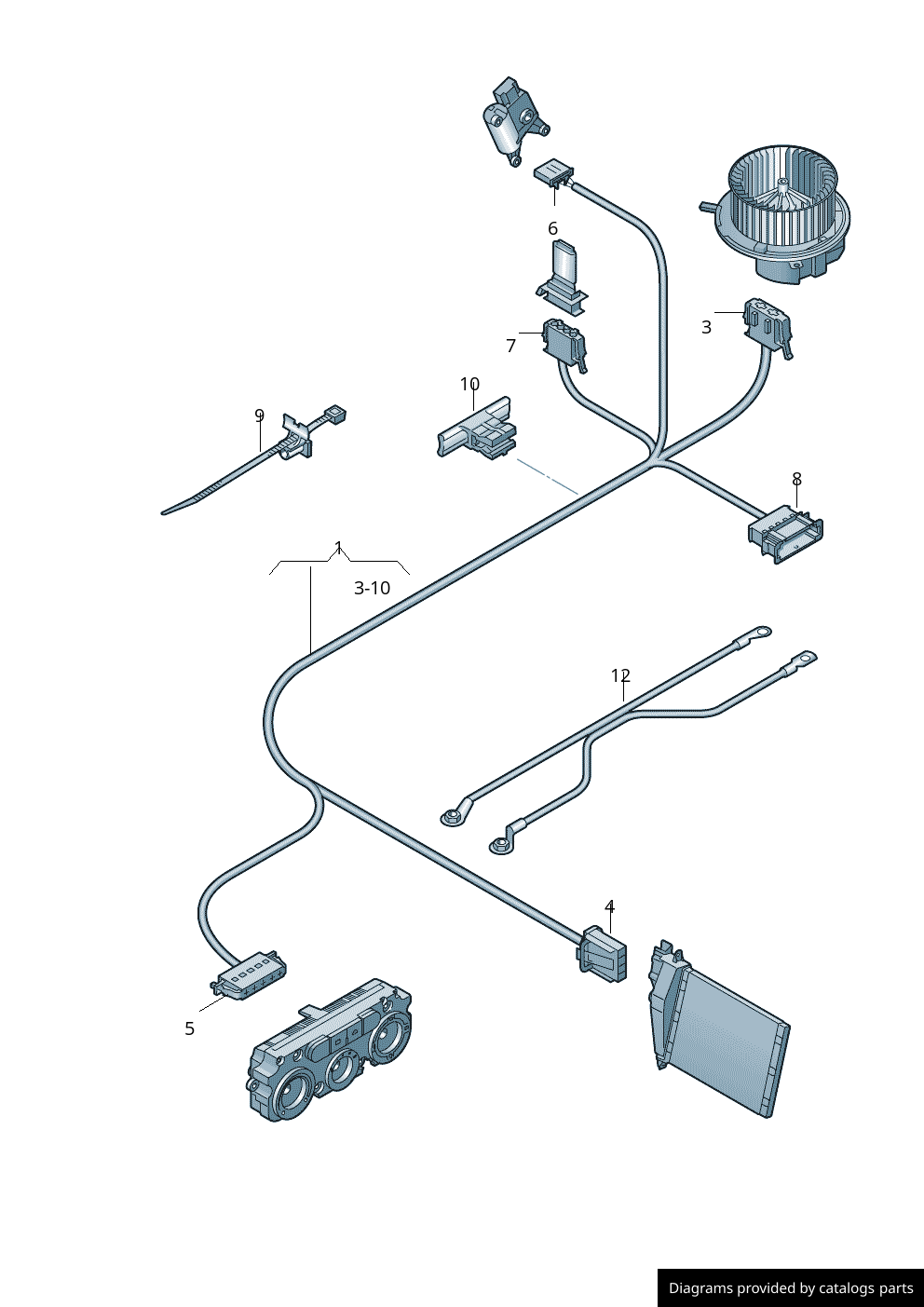Car part diagram