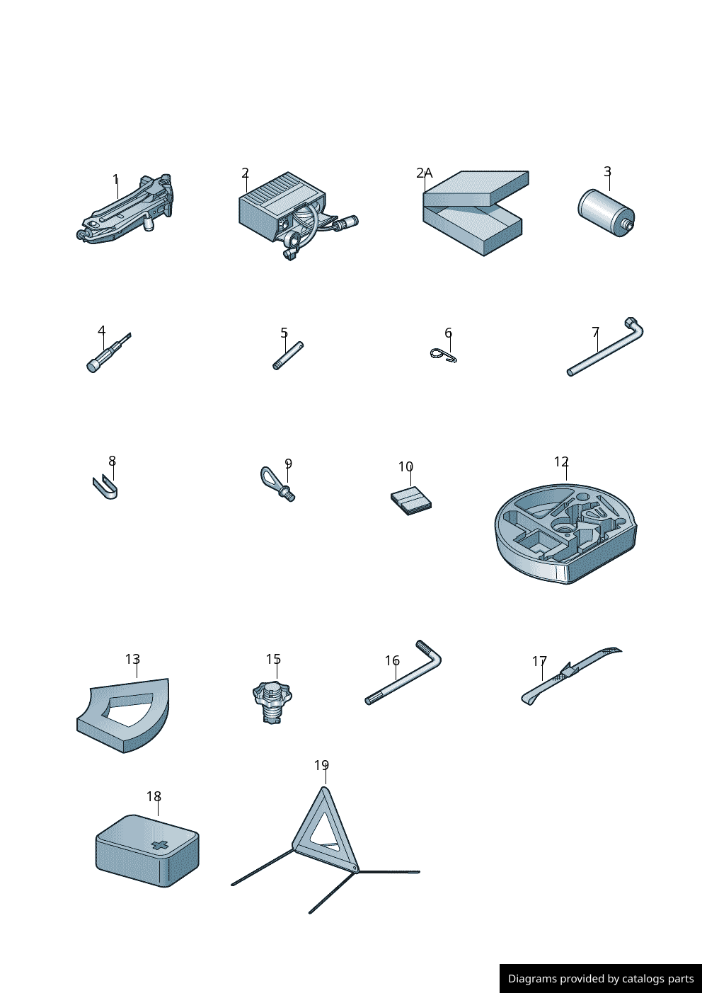 Car part diagram