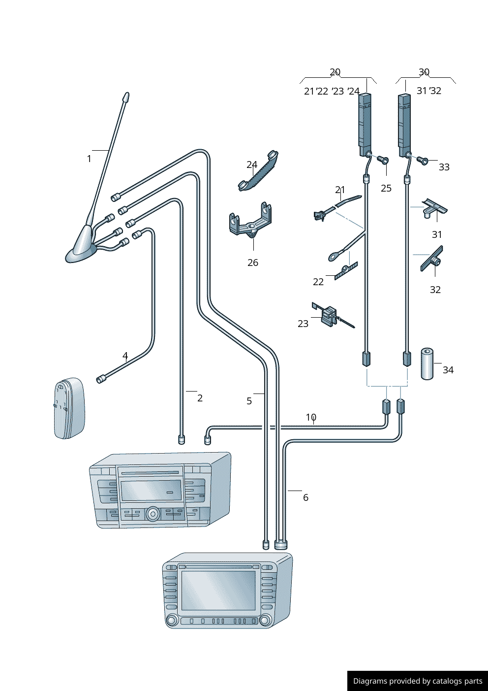 Car part diagram