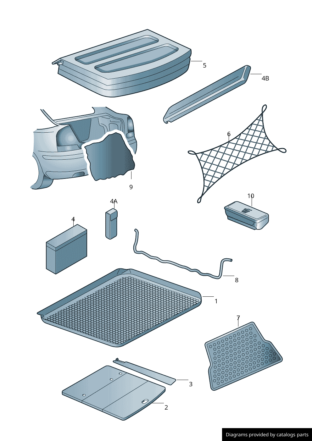 Car part diagram