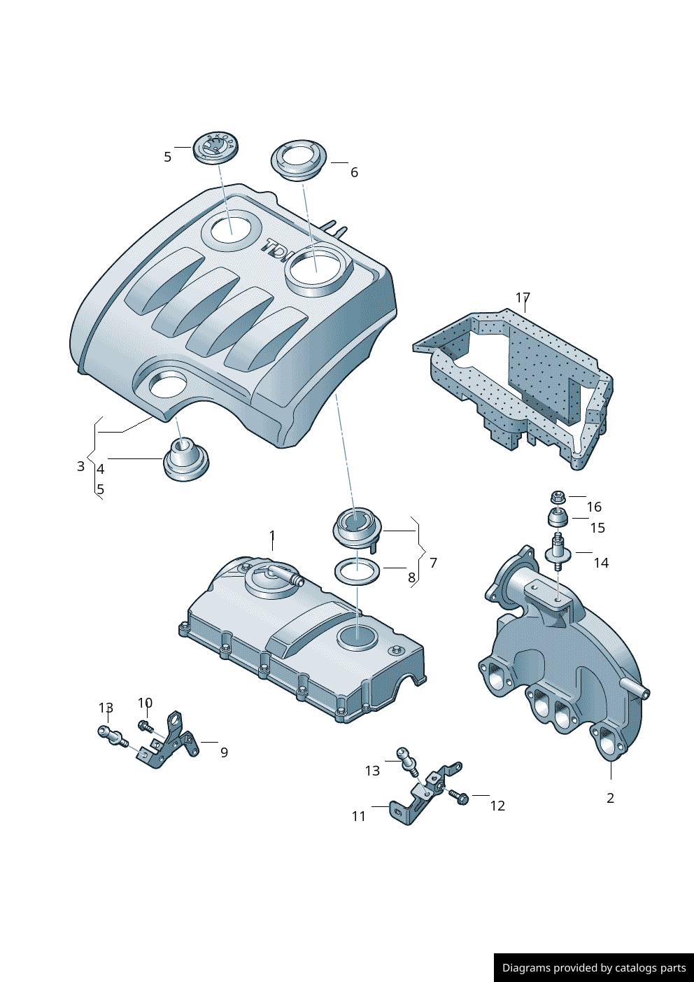Car part diagram