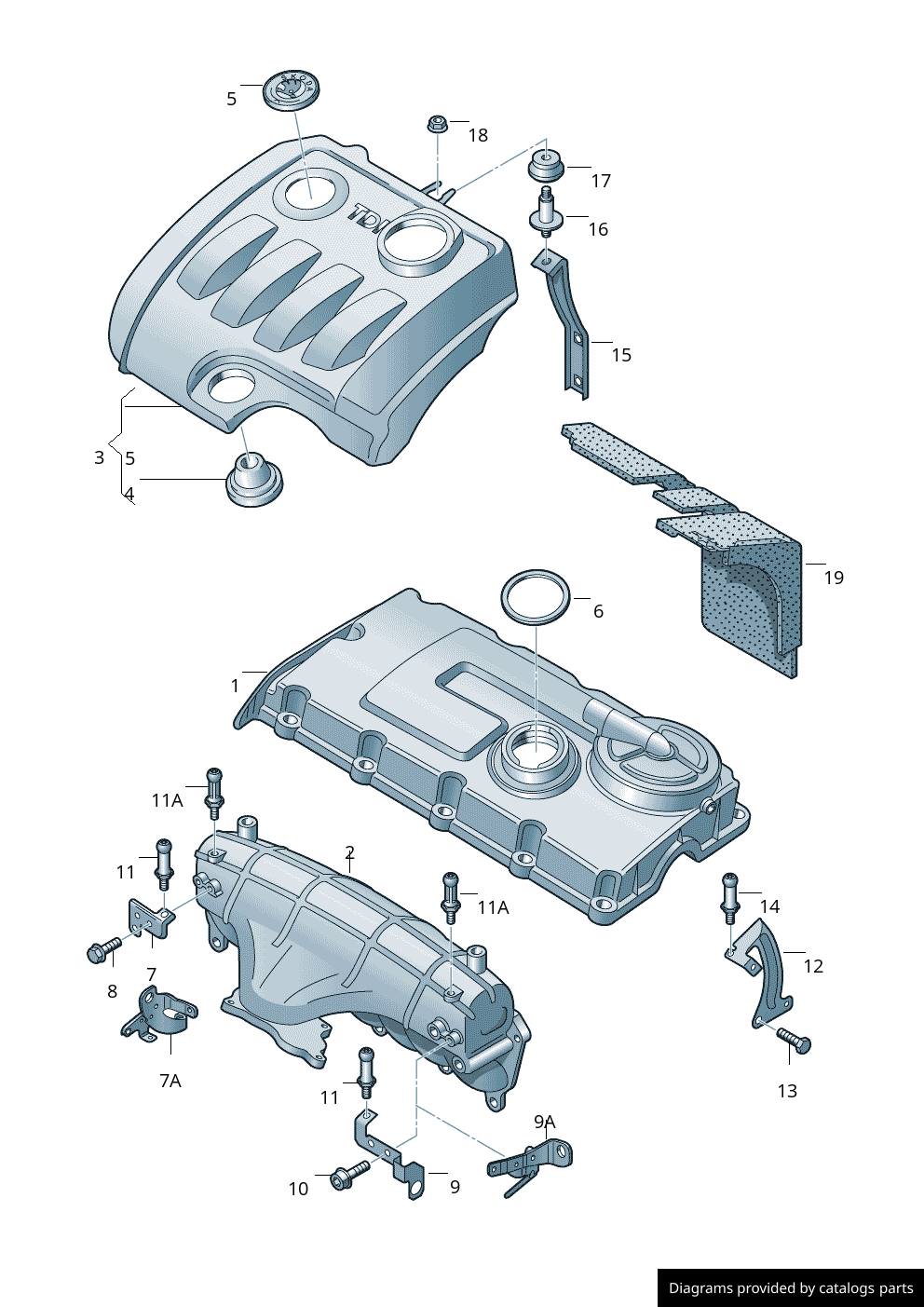Car part diagram
