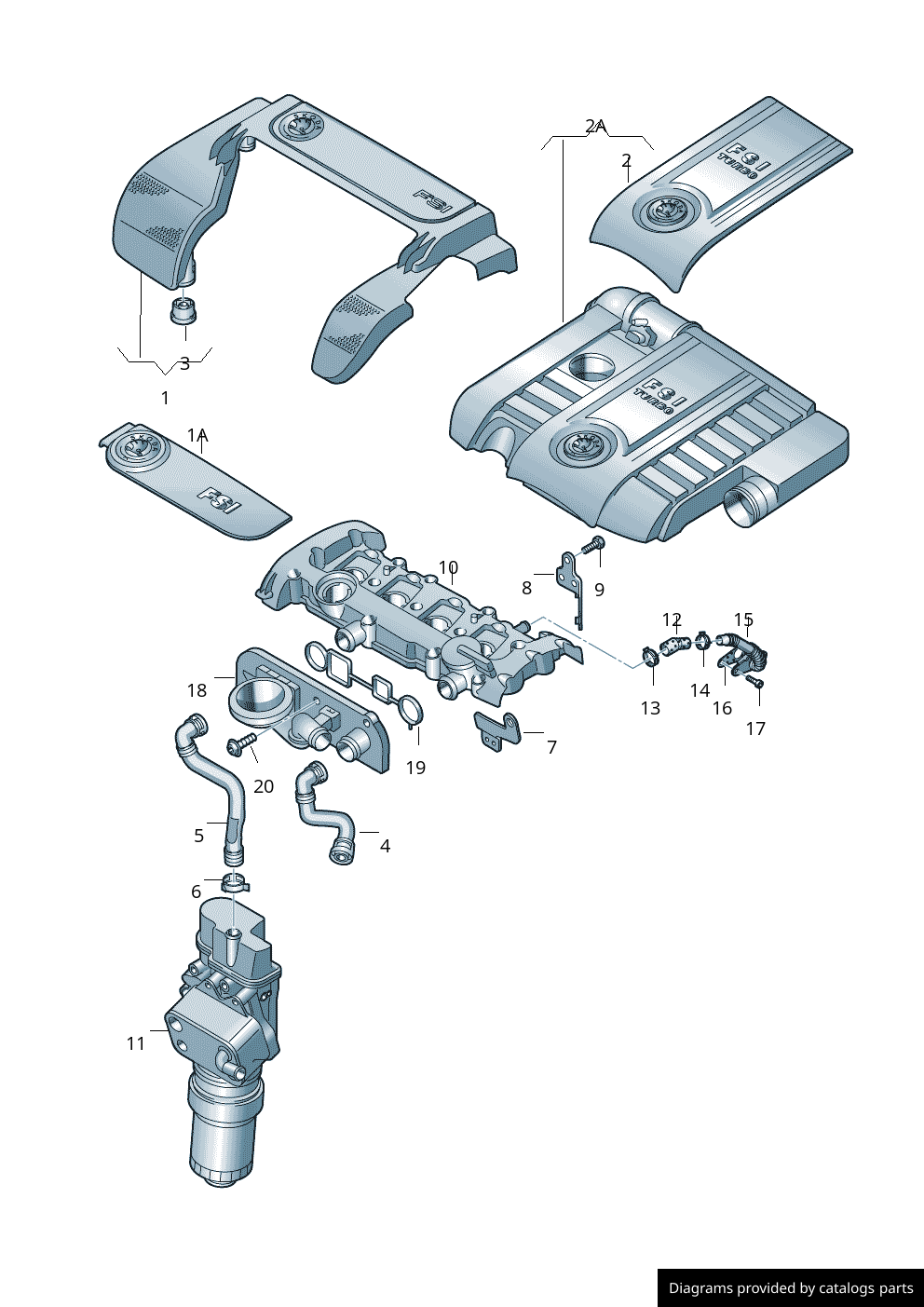 Car part diagram