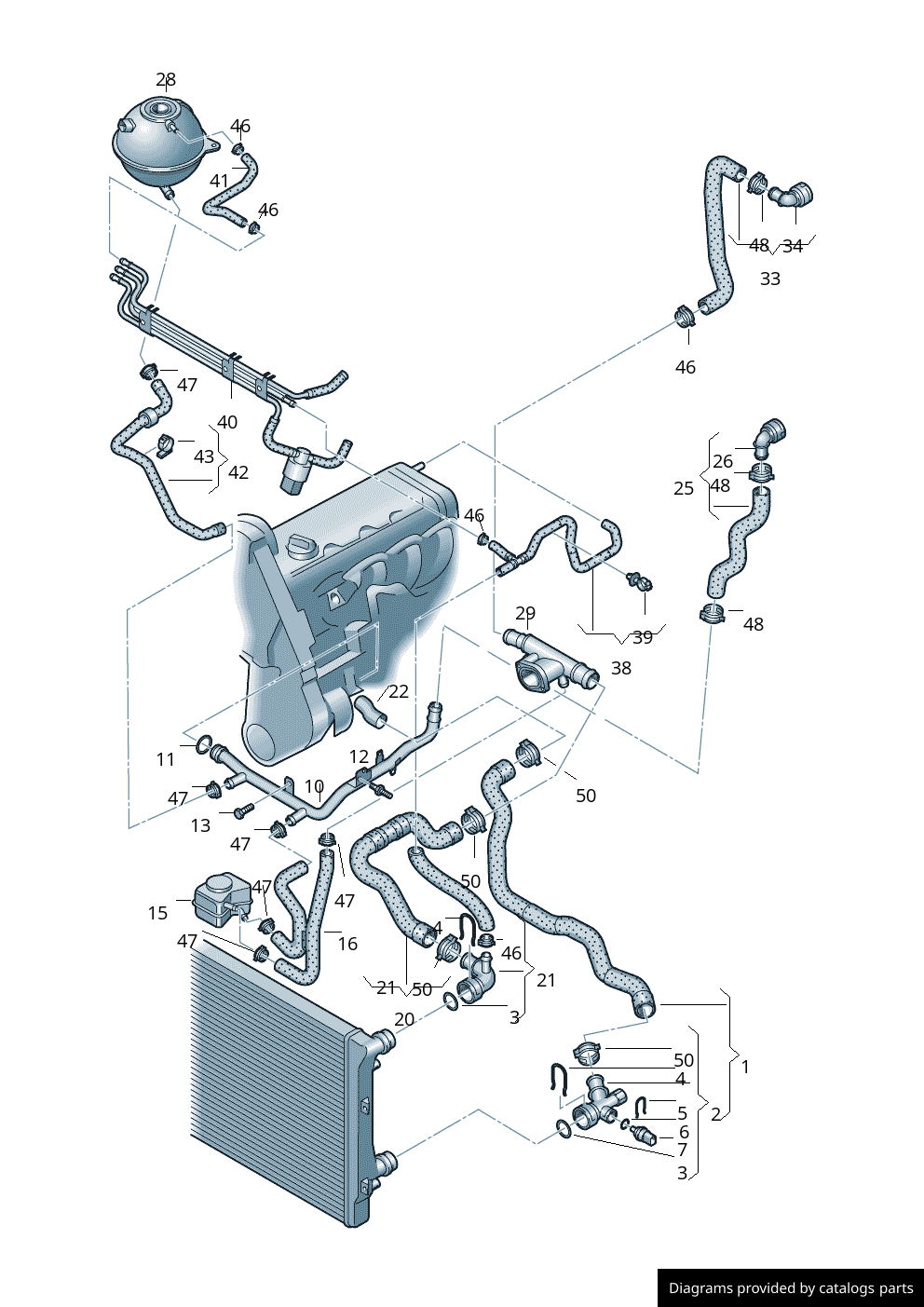 Car part diagram