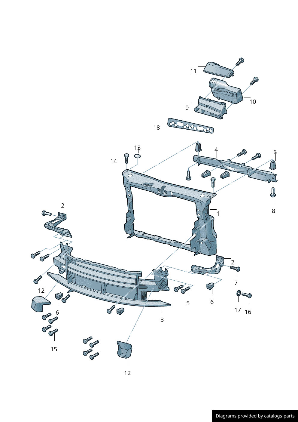 Car part diagram