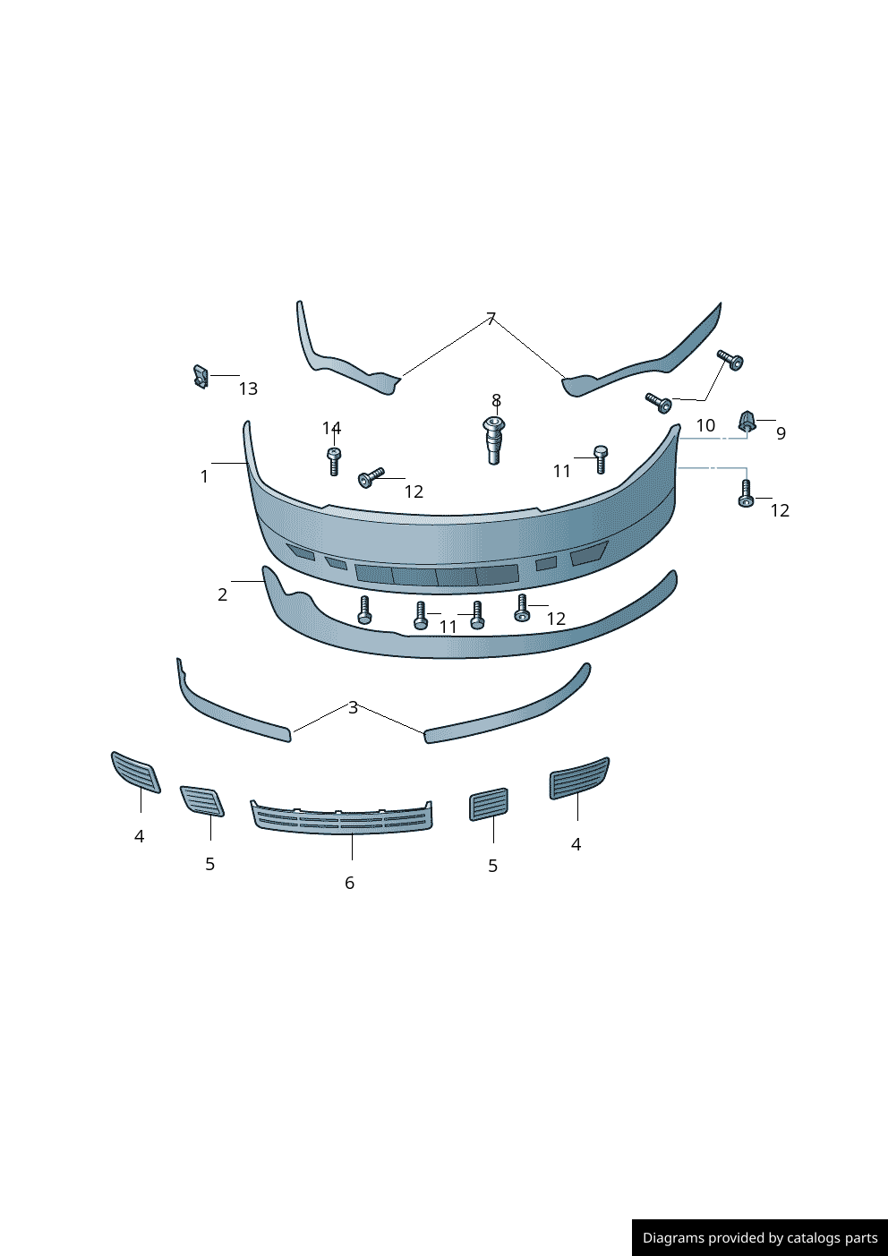 Car part diagram