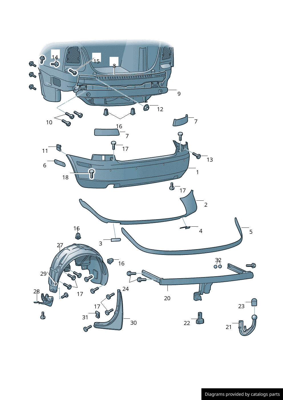 Car part diagram