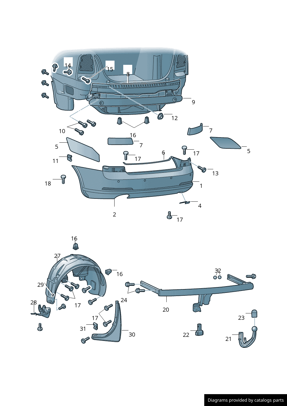 Car part diagram