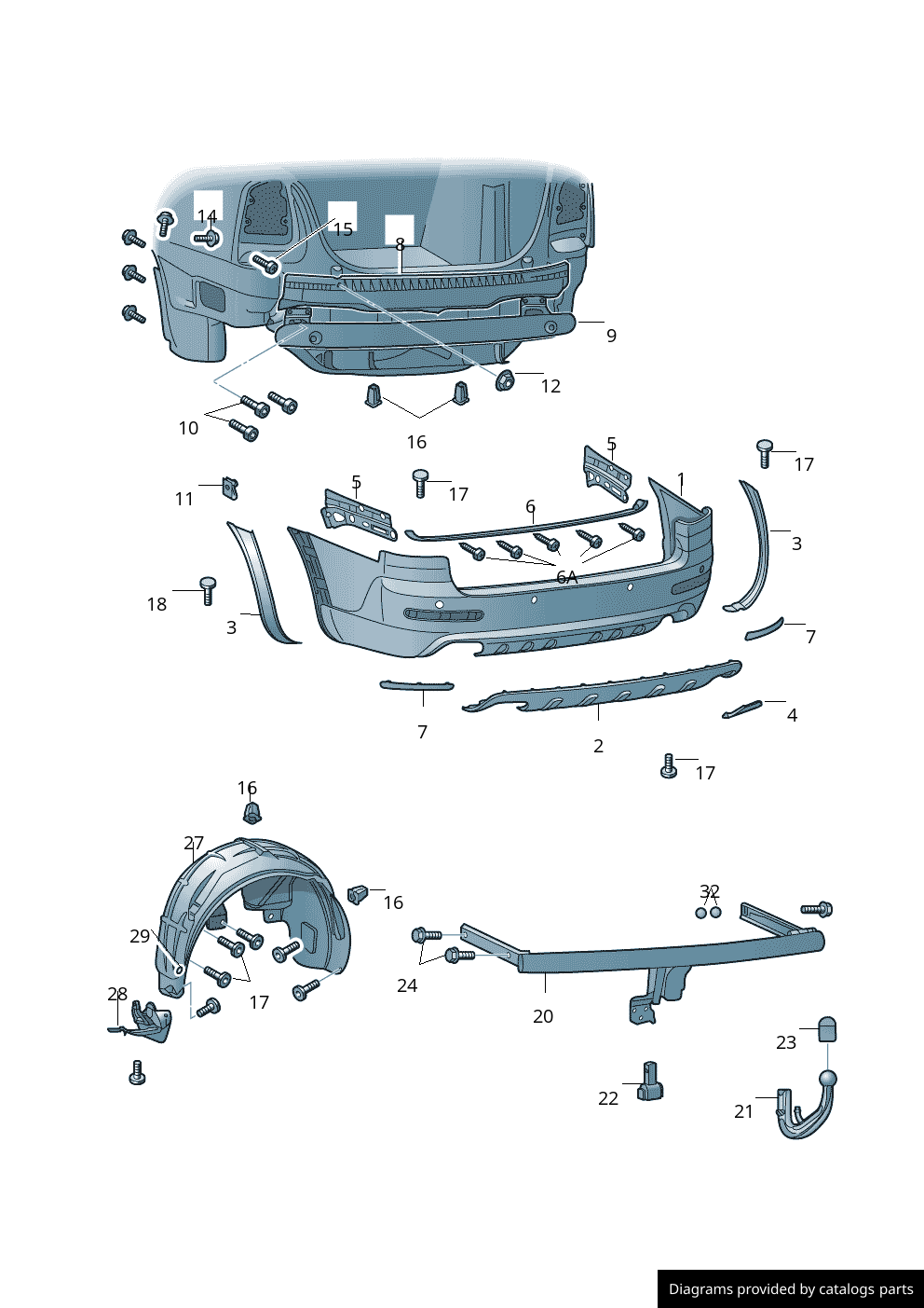 Car part diagram