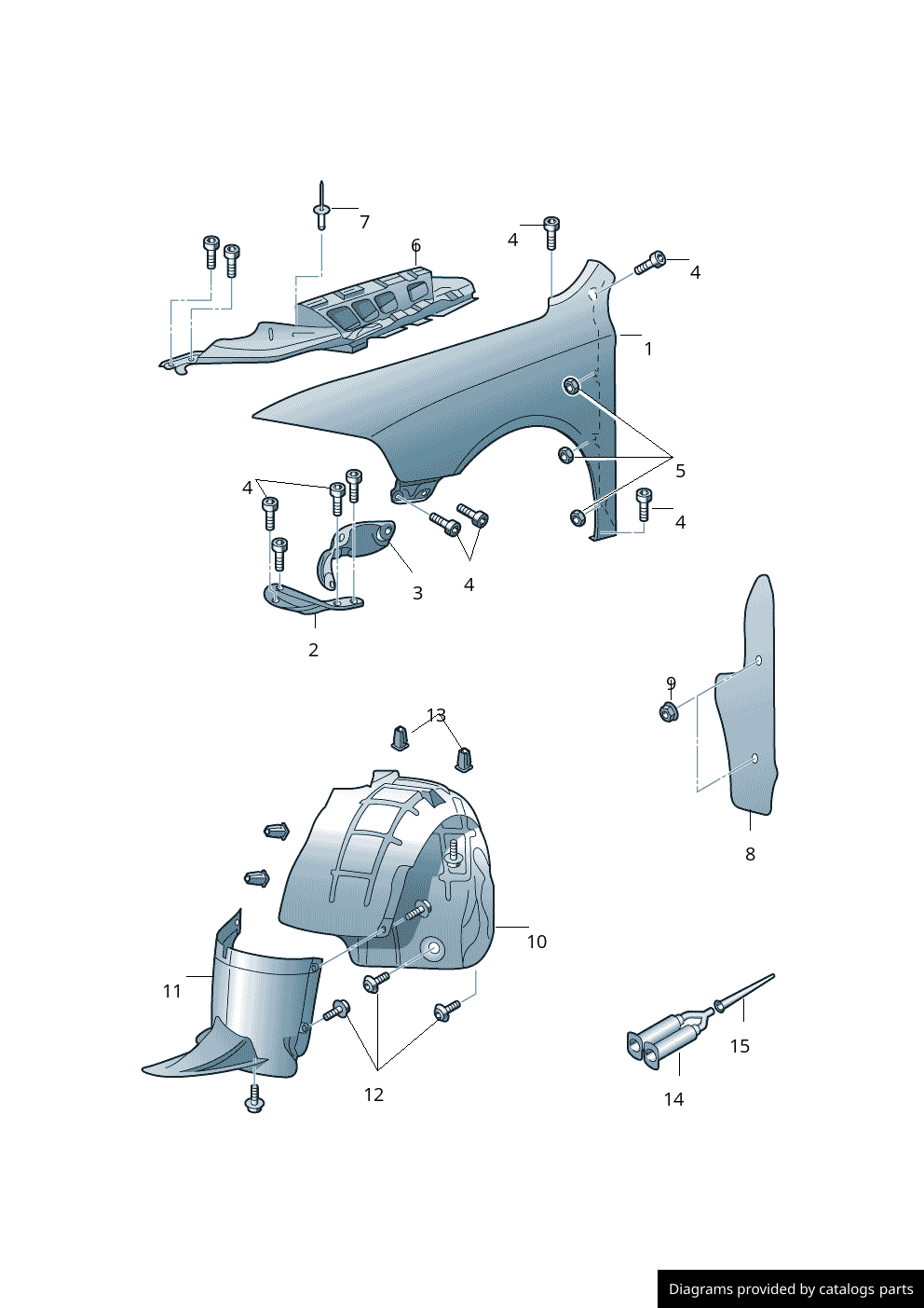 Car part diagram