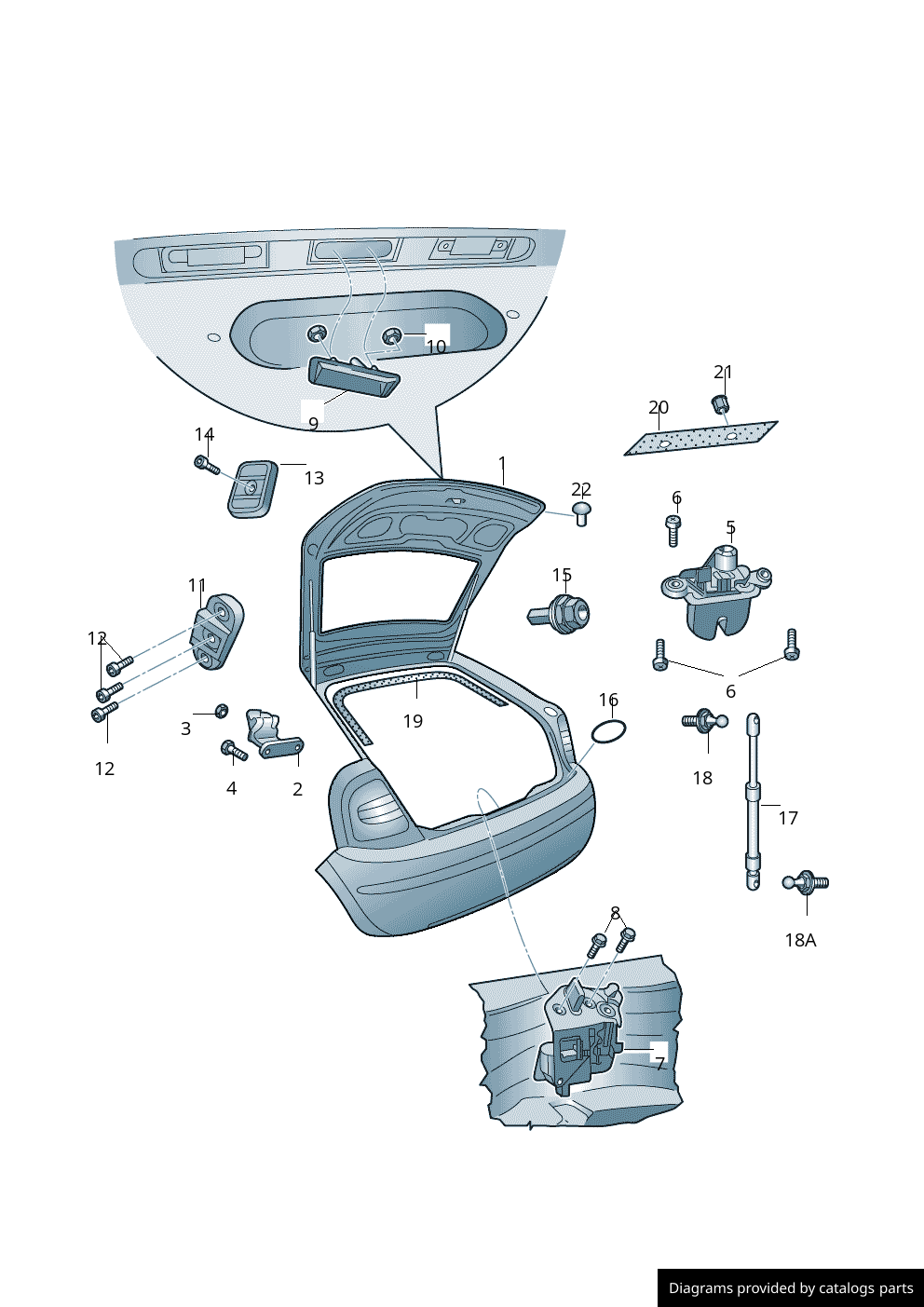Car part diagram