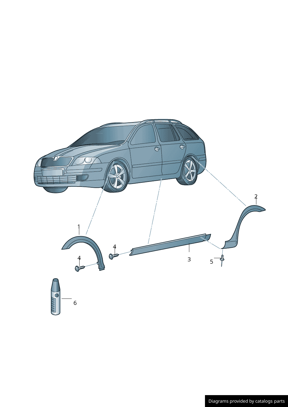 Car part diagram