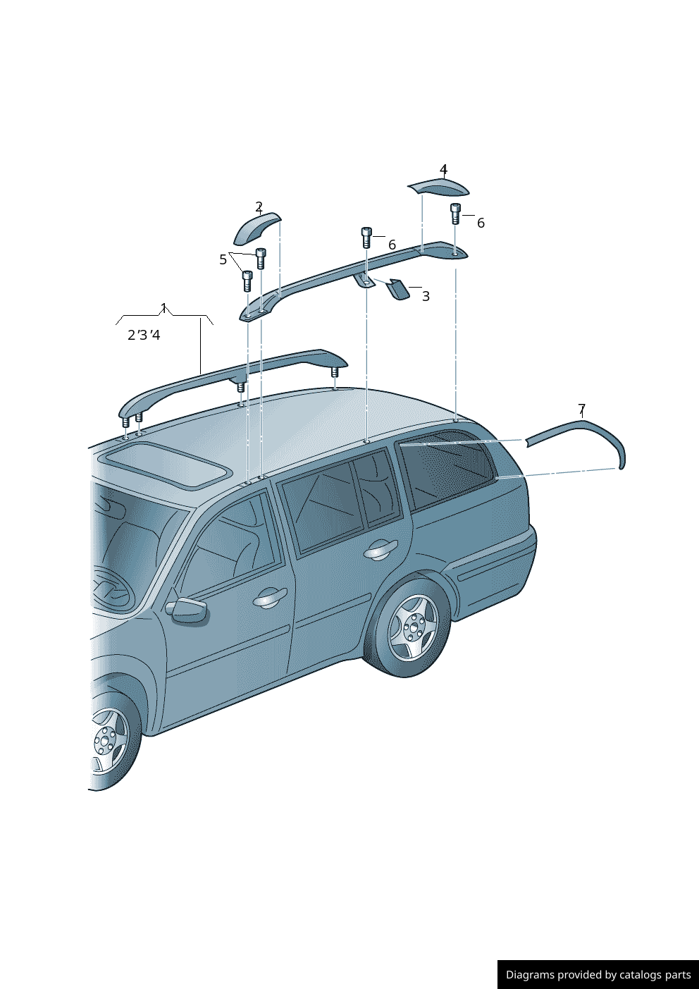 Car part diagram