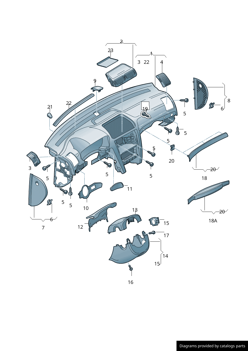 Car part diagram