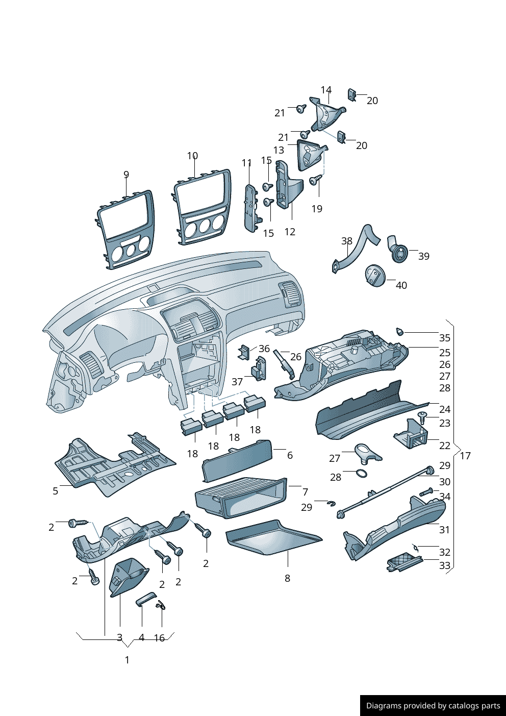 Car part diagram
