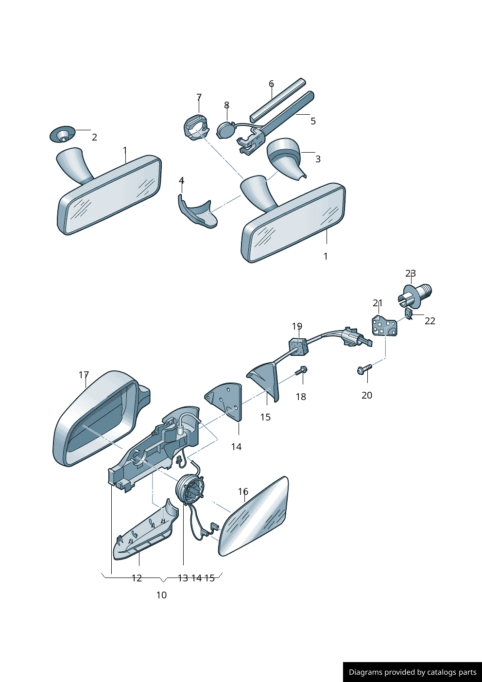 Car part diagram