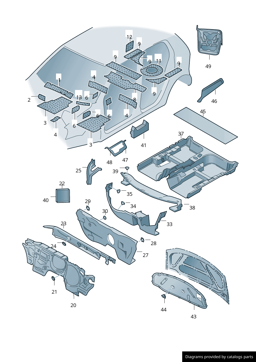 Car part diagram