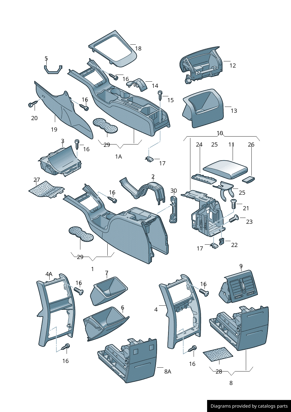 Car part diagram