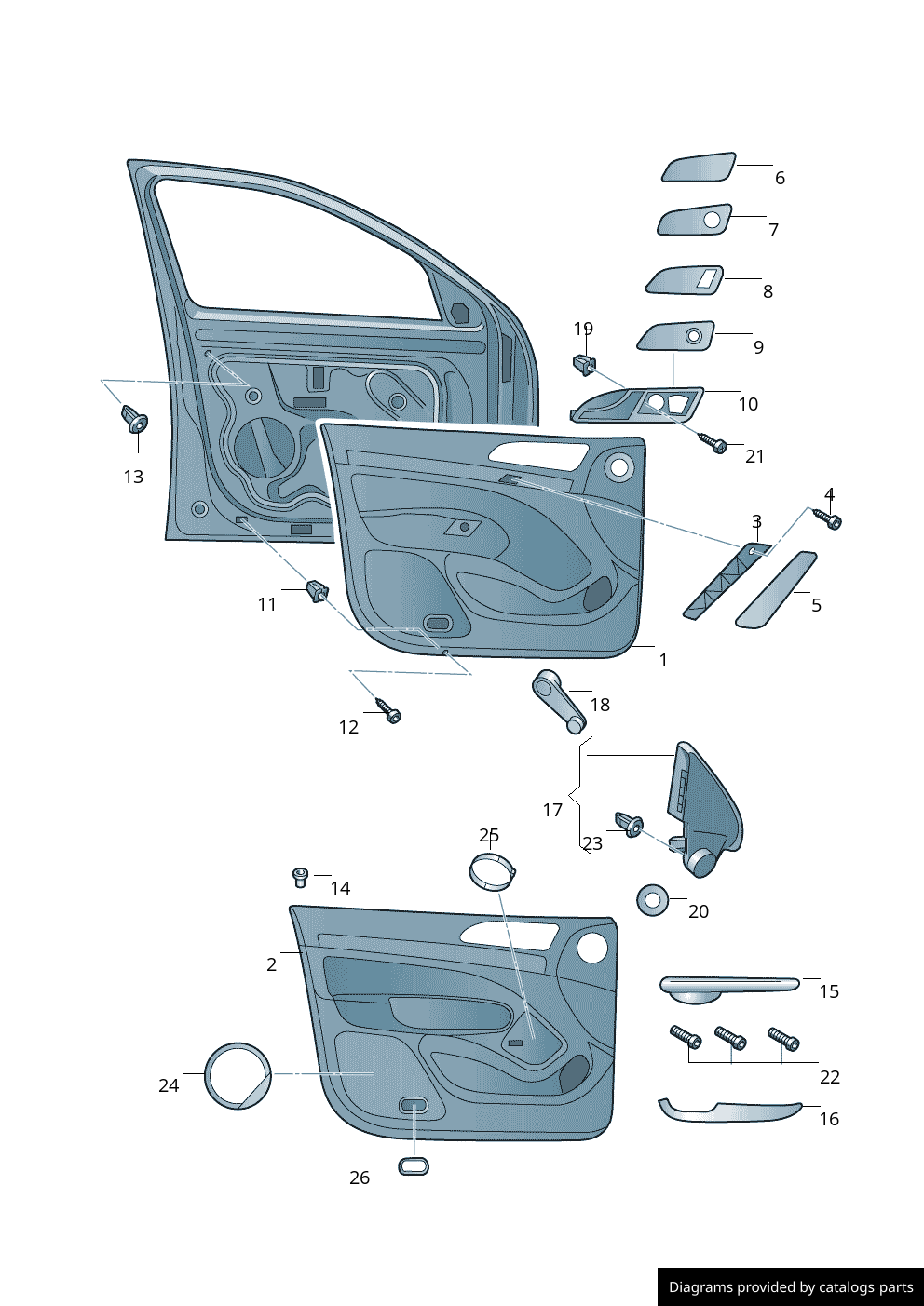 Car part diagram