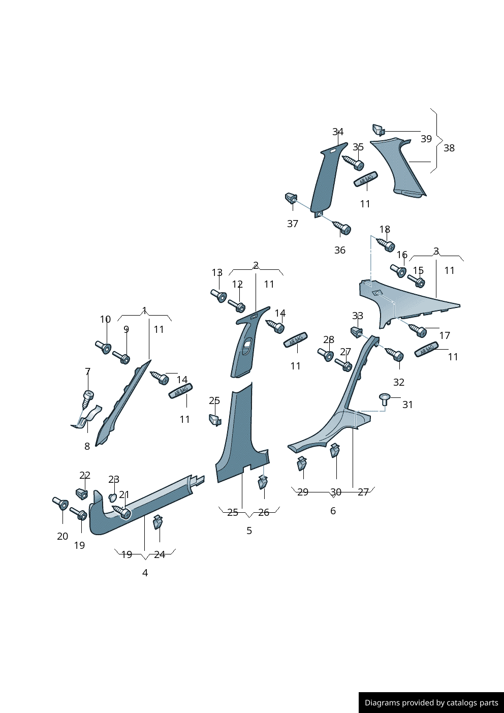 Car part diagram