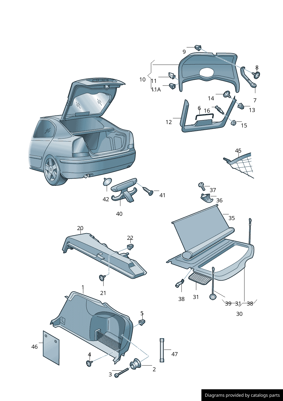Car part diagram