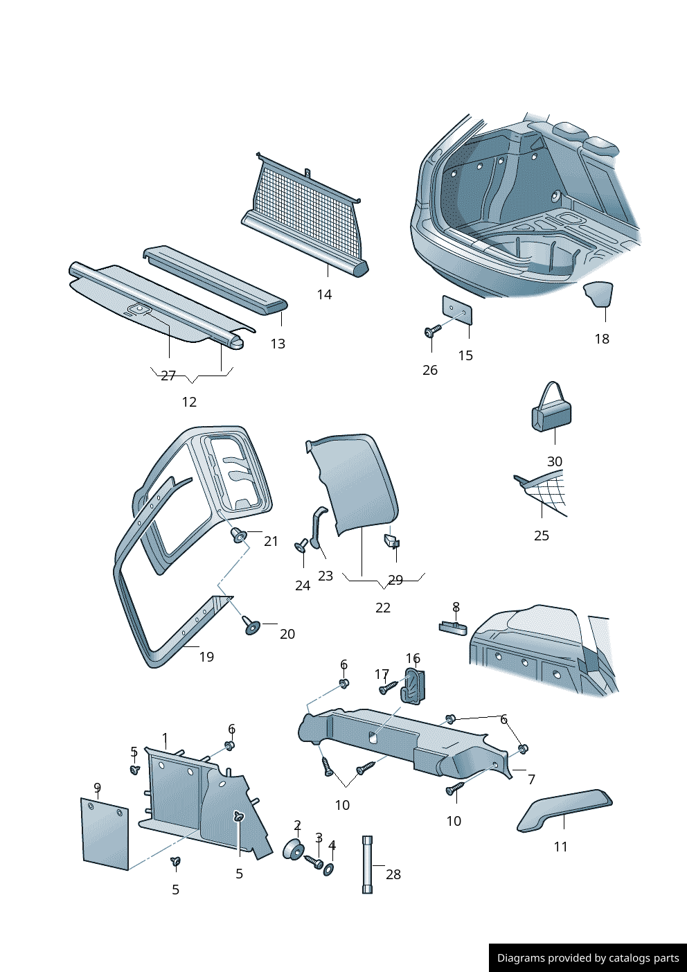 Car part diagram