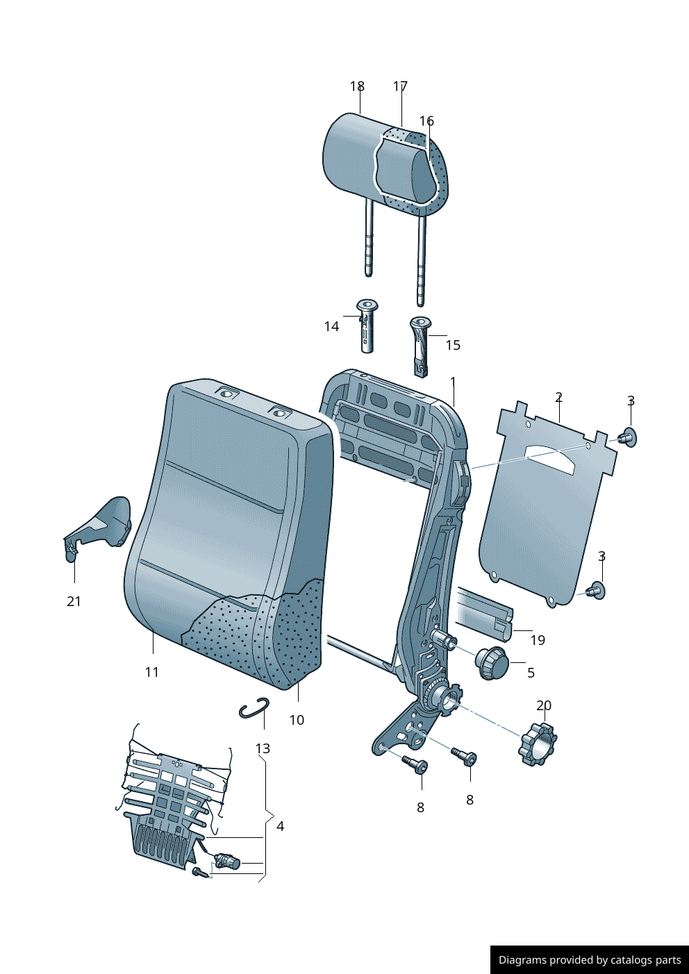 Car part diagram