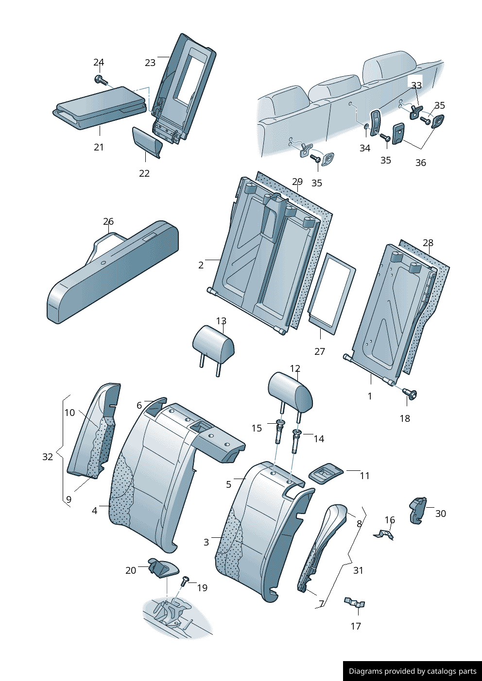 Car part diagram