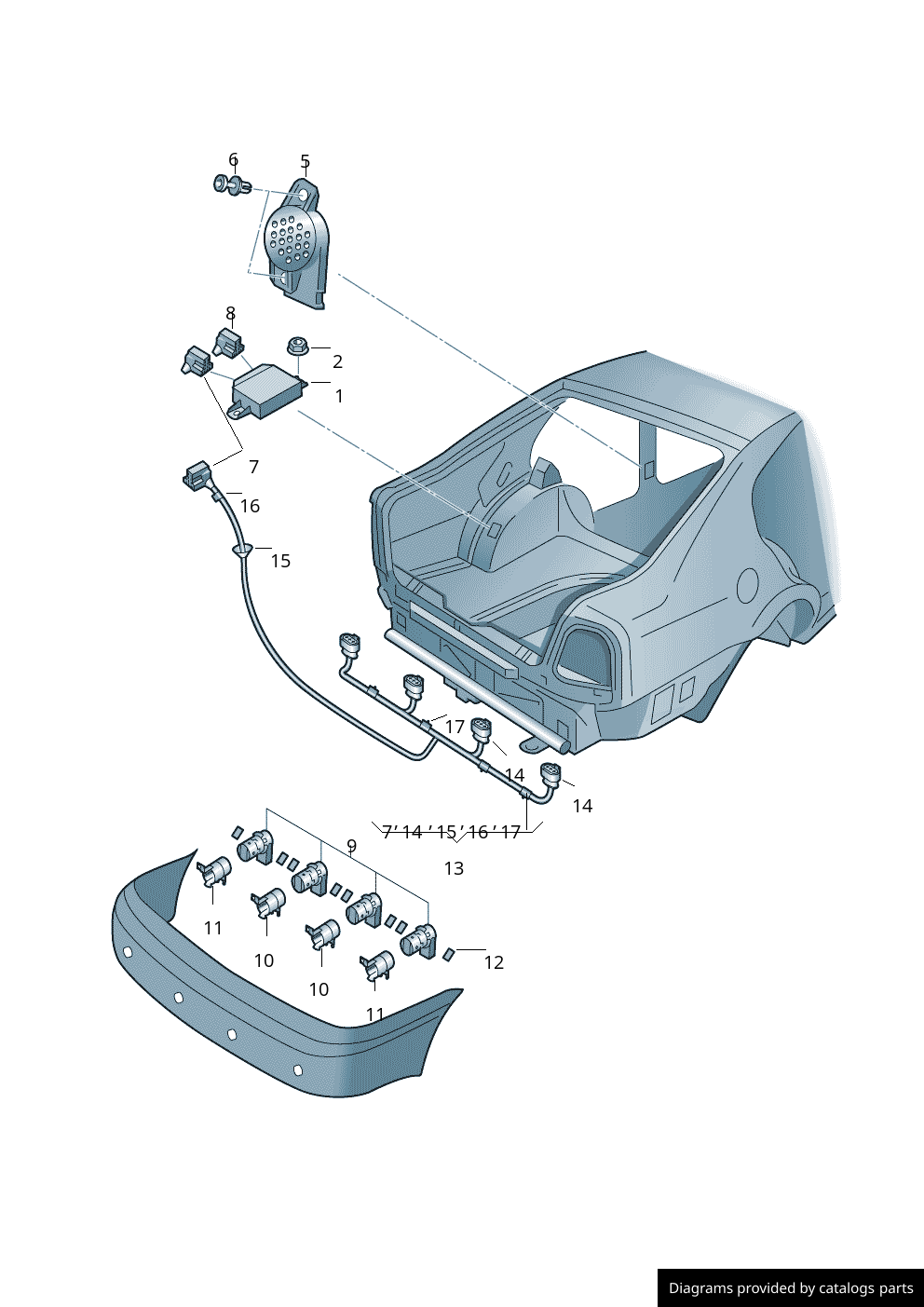 Car part diagram