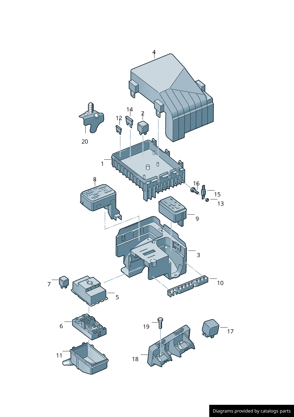 Car part diagram