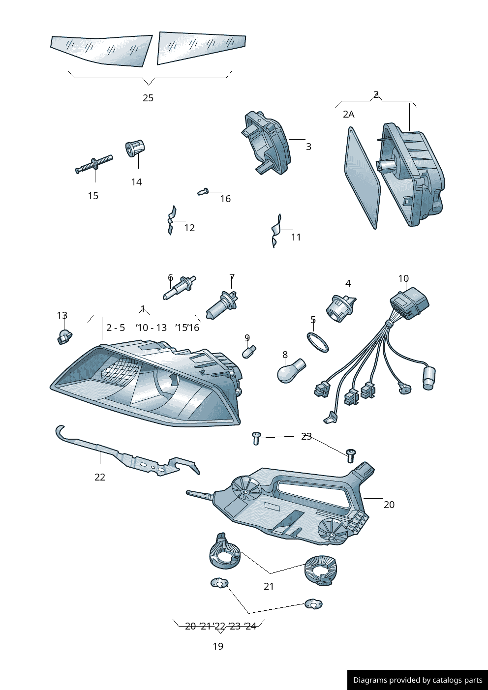 Car part diagram