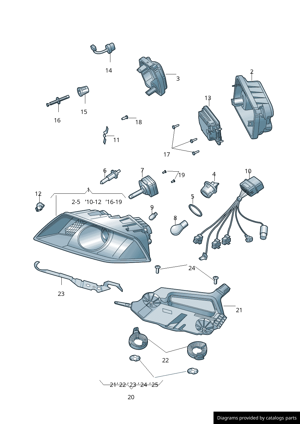 Car part diagram