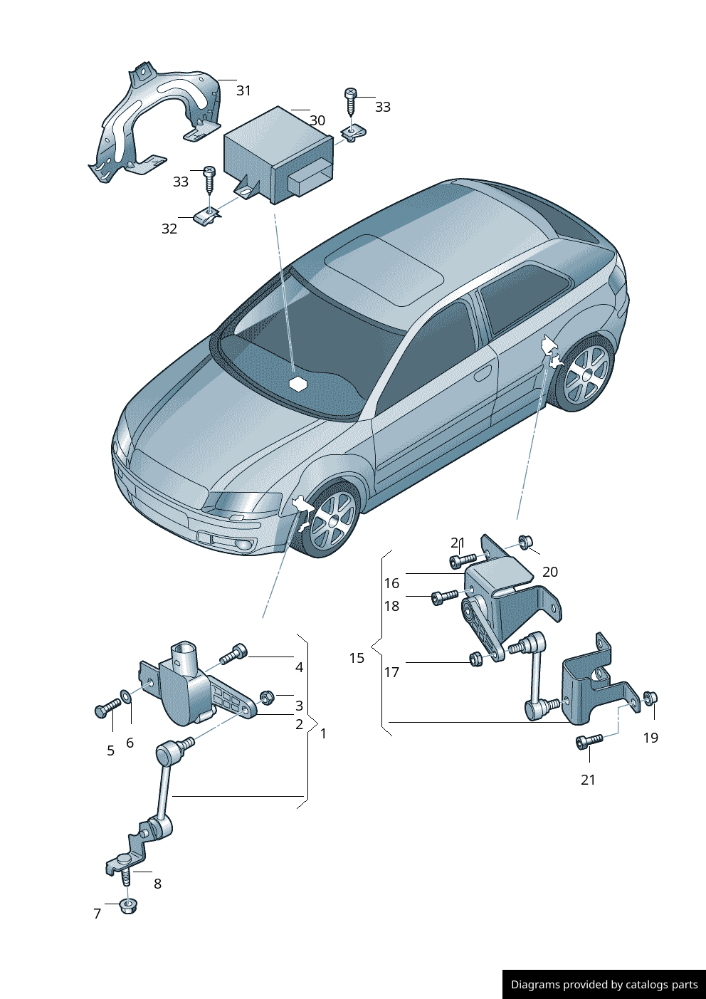 Car part diagram