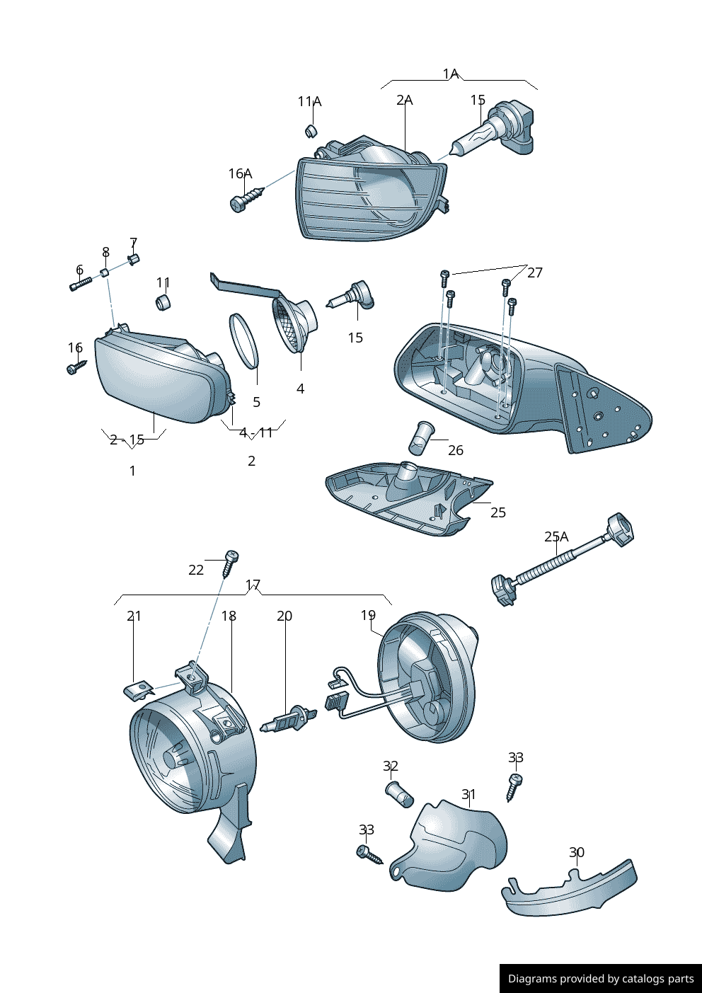 Car part diagram