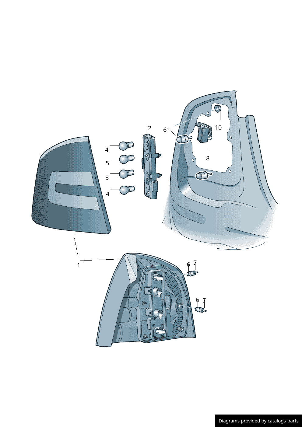 Car part diagram